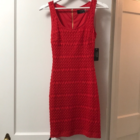 Guess Dresses & Skirts - Guess red bodycon dress